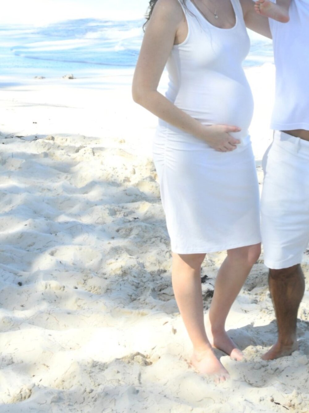 White Maternity Dress